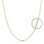 Cadena Fina Barbada Maciza de Oro 18K – Elegancia Pura en Cada Centímetro